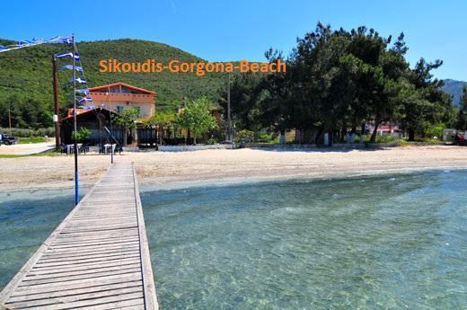 Sikoudis Gorgona Beach Skala Rachoni  外观 照片